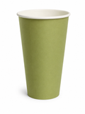 Alexandra Paper 16oz Single Wall Coffee Cups – 90mm Green – Carton of 1000