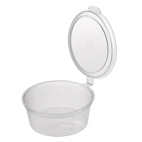 Magic Plastics — 35ml PP Sauce Cup with Hinged Lid