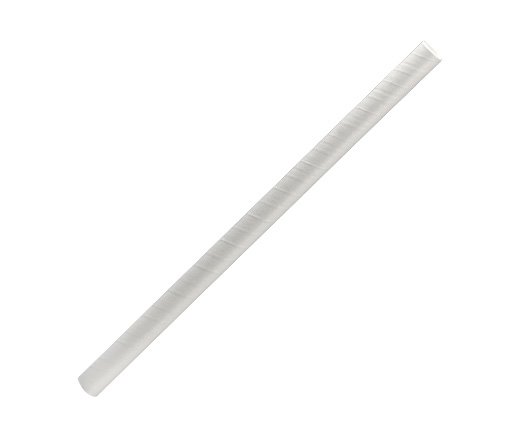 White Jumbo Paper Straws – 10mm – Sleeve of 50