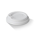 Coffee Sipper Lids – White | 90mm (Suits 8oz, 12oz & 16oz Cups)