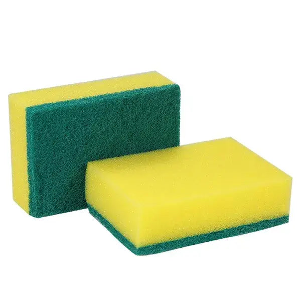 Green & Yellow Dishwashing Scourer Sponge