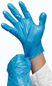 Blue Polyethylene Quick Service Gloves – Medium