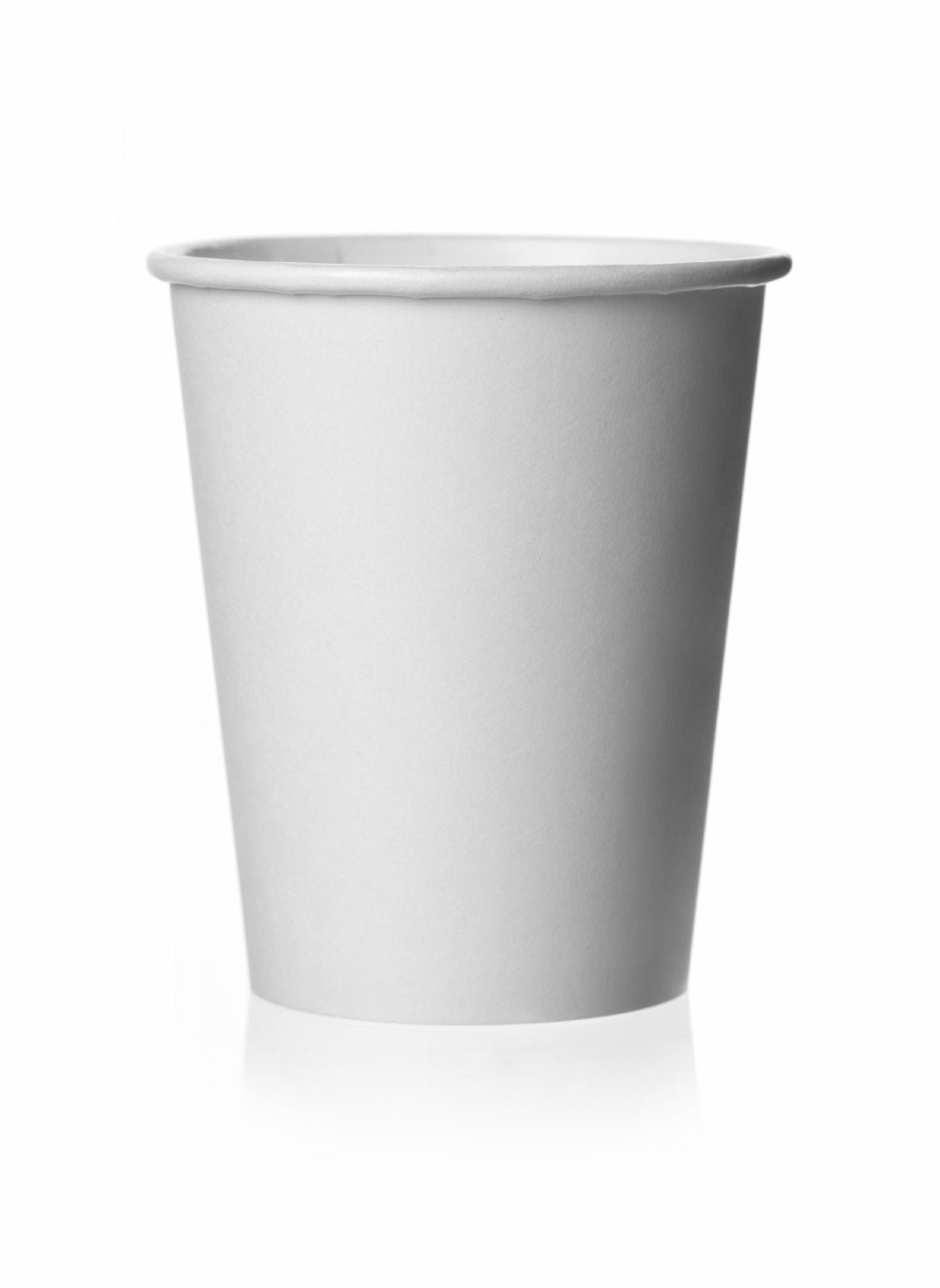 White 6oz Single Wall Coffee Cups
