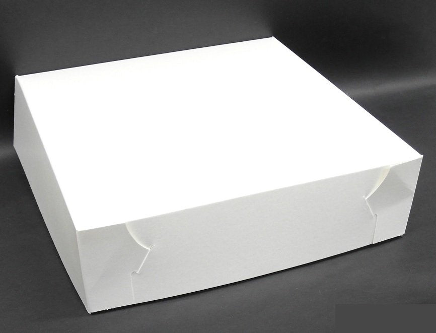 White Quiche Boxes No. 10 – 10 × 10 × 2.5 inches – Pack of 100